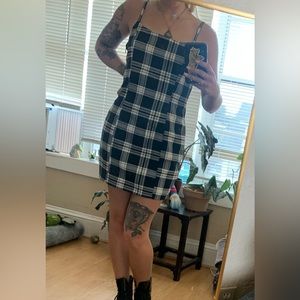 Adorable plaid mini dress